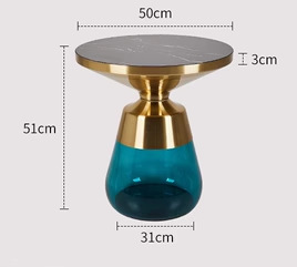 Blue, black, glass, small