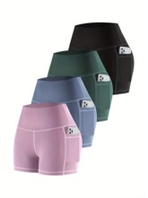 K 73631 High Waist Pocket Yoga Shorts �����ڴ��٤�� ר