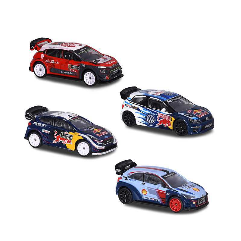 美捷轮Majorette仿真合金车福特大众雪铁龙WRC拉力赛车模型玩具男