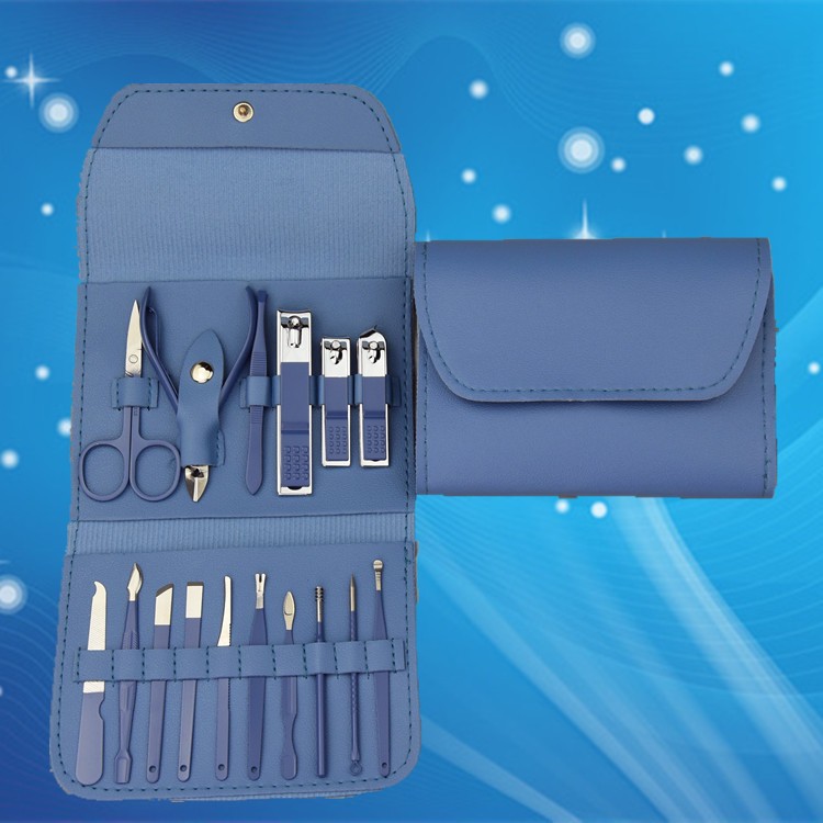 折袋16件套美容套装 修甲套装 美甲套装 指甲套装收纳旅行装便携
