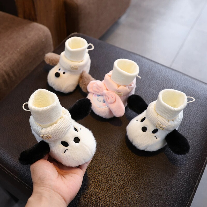 Baby Winter Velvet Shoes 0-12 Months Baby Pre-Step Shoes Anti-Falling Velvet Thickeneded Winter Baby Shoes for Men and Women Baby Winter Velvet Shoes 0-12 Months Baby Pre-Step Shoes Anti-Falling Velvet Thickeneded Winter Baby Shoes for Men and Women