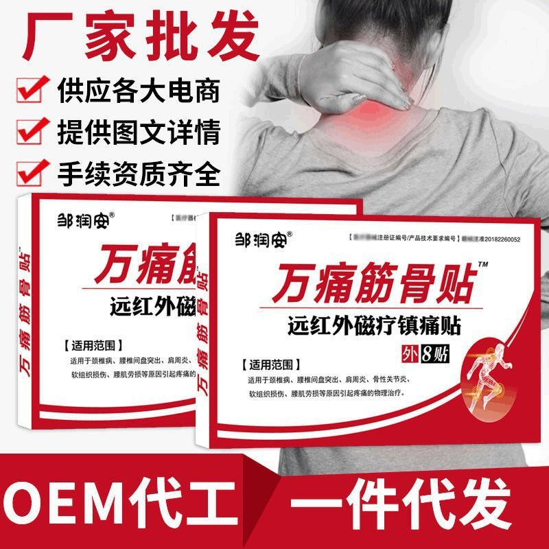 万痛筋骨膏は腰痛腰痛関節に貼られています。|undefined