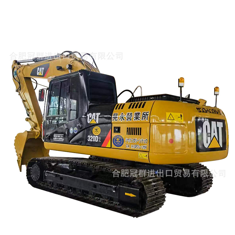 Excavadora de orugas de segunda mano Cat 320 original en buen estado para la venta.