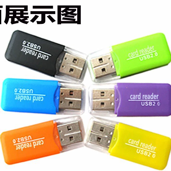 Считыватель MicroSD/TF Ice, USB 2.0 высокоскоростной, компактный портативный