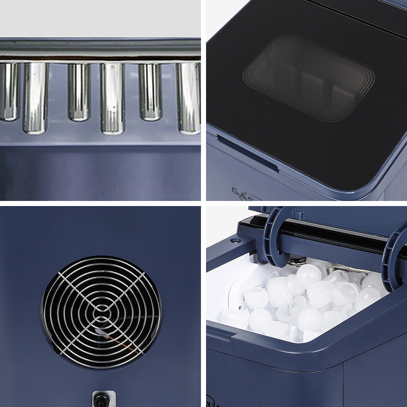 Transfronterizo gessini Z6B máquina de hielo bar portátil mini manual pequeño hogar comercial máquina de cubitos de hielo