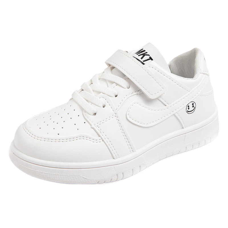 Zapatillas de deporte para niños nuevas 2023 primavera y otoño cómodos zapatos blancos transpirables zapatos para niñas zapatos casuales para niños