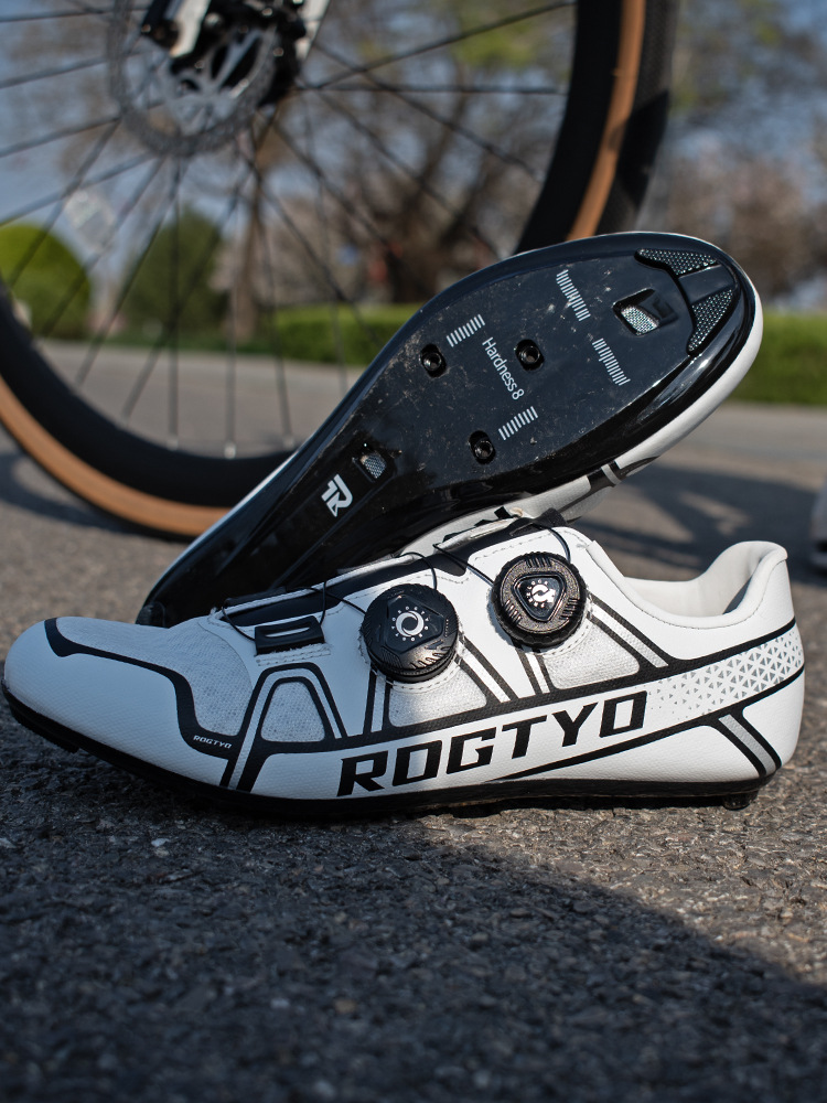 Zapatos de bloqueo de automóviles de carretera profesionales de bicicleta de montaña duro de verano unidireccional perilla autopista equipo de zapatos de ciclismo auto-bloqueado image 3