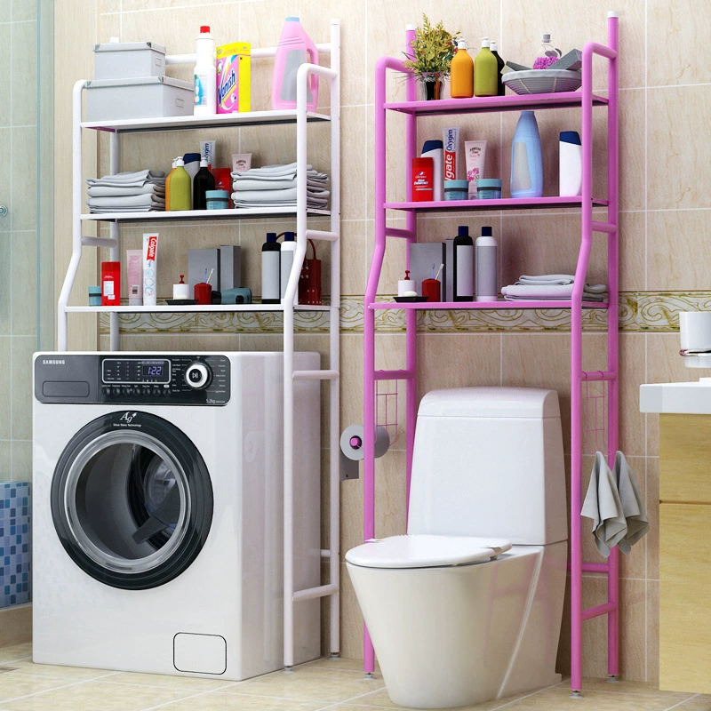 Poor wheel flip washing machine standing rack all over the floor toilet toilet multi -function behind the shelves next to the shelf