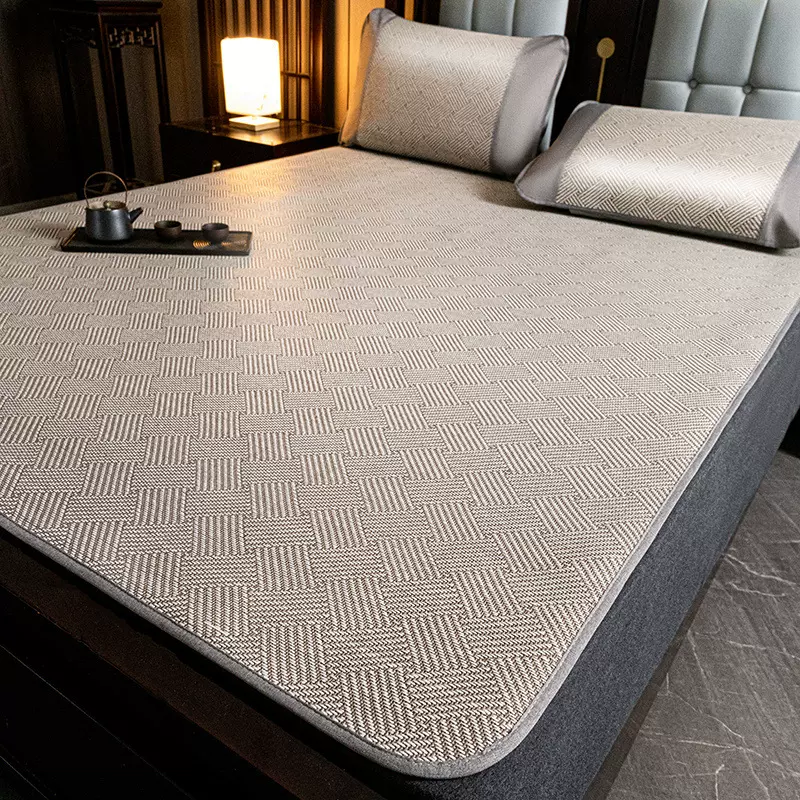 双面凉席藤席可折叠夏季家用草席天然纯藤床垫冬夏两用冰丝软席子