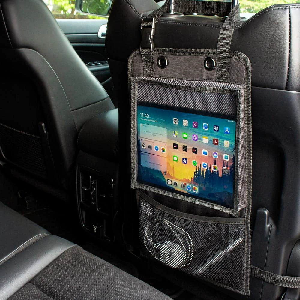 Автокресло сумка для хранения спинки сиденья сумка для хранения сумка iPad автомобильная подвесная сумка заднее сиденье Оксфордская фабрика защиты от удара