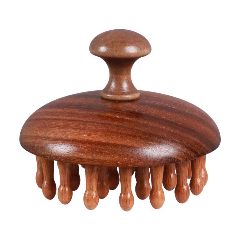 Peine de masaje multifuncional Peine de sándalo verde Peine de disco facial de ojos Peine de masaje de cuero cabelludo de cinco dientes Peine de meridiano de sándalo