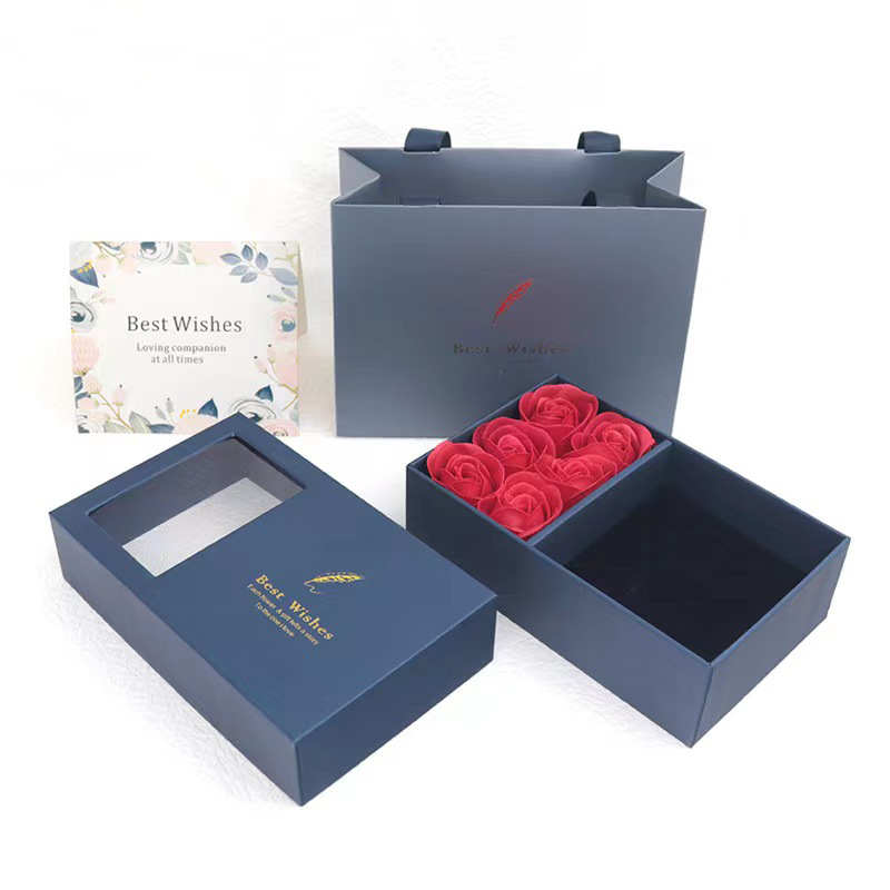 卡尔凡配饰礼品盒首饰包装礼盒一周耳钉包装盒一件代发厂家批发