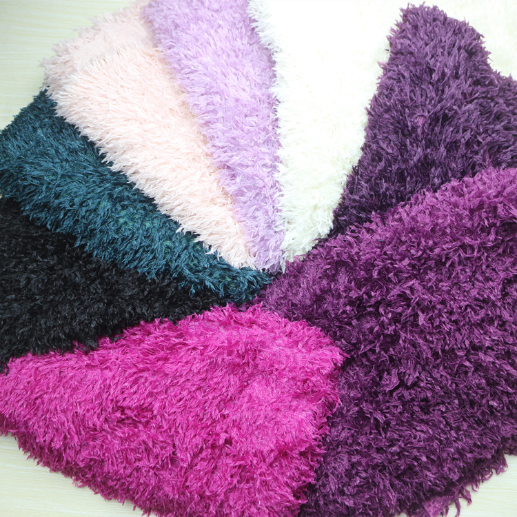 长毛绒松针线鸡毛绒香妃绒蝴蝶绒睫毛绒羽毛绒羽妃绒羽飞绒布面料