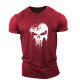 Summer sports loose plus size cotton short-sleeved men's training running muscle simple casual fitness short-sleeved T-shirt