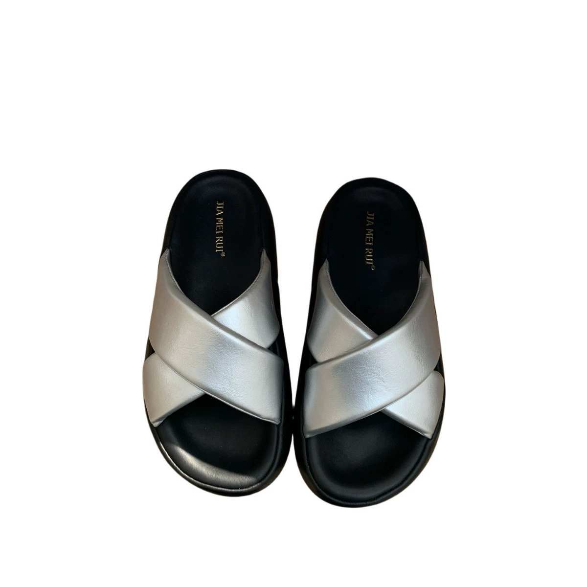 Sandals platform, footwear, mesh slippers for leisure, beach slide, internet celebrity