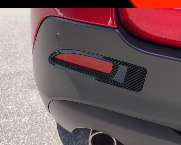 Suitable for Mazda 26 Models Cx-5 Modified Rear Bumper Fog Light Decorative Frame Abs Car Exterior Accessories