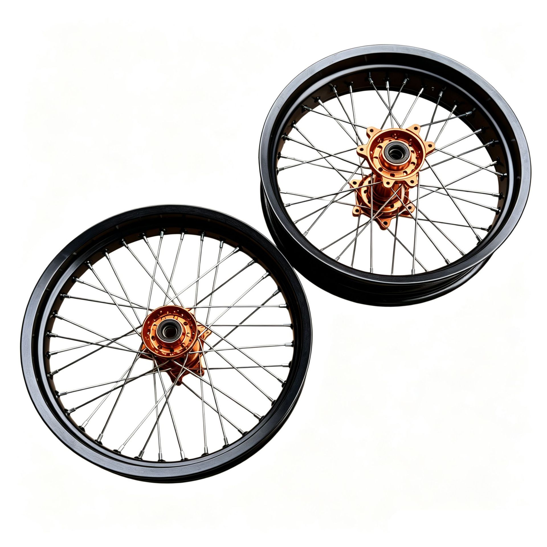 Suitable for Qiu Long Ji Feng modified front 2.50-17 and rear 3.50-17 slick tire wheel hub assembly with aluminum alloy rims