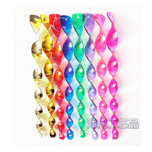 Manufacturer wholesale spiral wind bird-repelling bar orchard bird-scaring colorful reflective strip vegetable field apple grape orchard bird-repelling device