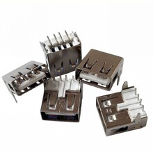 USB AF2.0ĸ�� ���� 90�Ȳ��DIP ����13.7MM ֱ��ֱ�� �޺�� ��