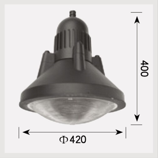 Traditional garden lamp holder Chinese lamp holder street lamp led lawn landscape lamp outdoor maintenance garden lamp high pole lampshade