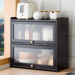 Kitchen shelf cabinet-style condiment bowl and dish storage cabinet, household dining ware bowl and chopsticks storage box