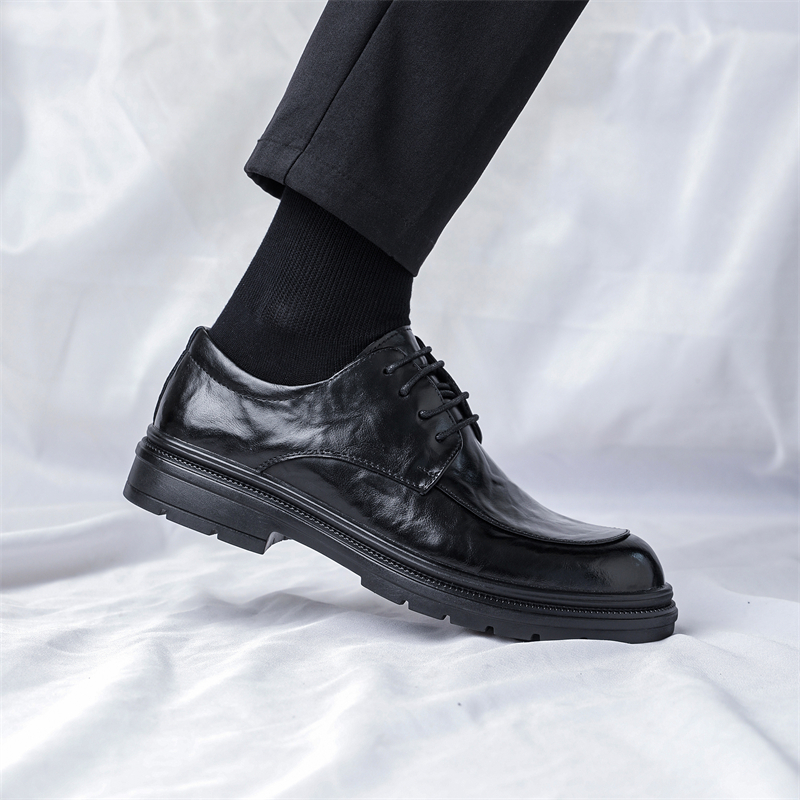 ShoeVault 48 Scarpe da sposo formali in pelle nera casual da uomo, taglia grande, modello Derby_voghion.com