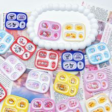 新款卡通餐盘KT食玩盘子树脂配件diy冰箱贴材料娃娃屋摆件批发