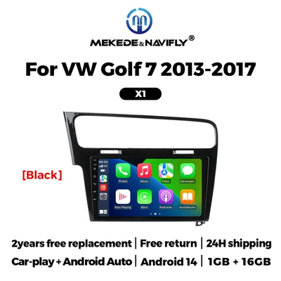 Applicable to Volkswagen Golf 7 2013-2017 Android car GPS navigation MP5 Bluetooth player Carplay (DVD Navigation) - 116gcarplayandroid-auto-standard-configuration