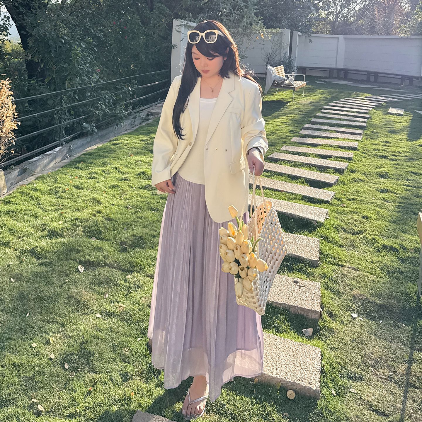 Zhixuan Retro British Style Suit Set 2026 Spring New Style Elegant and Sweet Temperament Two-Piece Skirt Set 133952