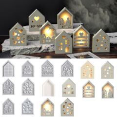 自慢の洋洋diy滴ゴム金型発光透かし彫り小屋収納ケースシリカゲル金型雰囲気ランプ装飾品
