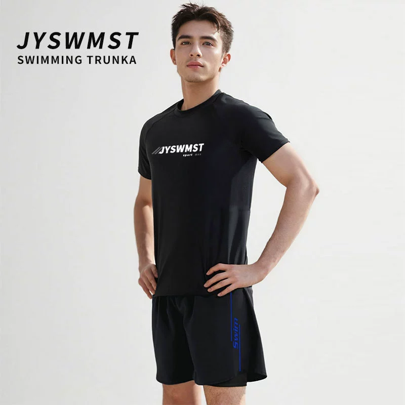 极扬 Swimwear, set, split trousers, for teenagers, full set