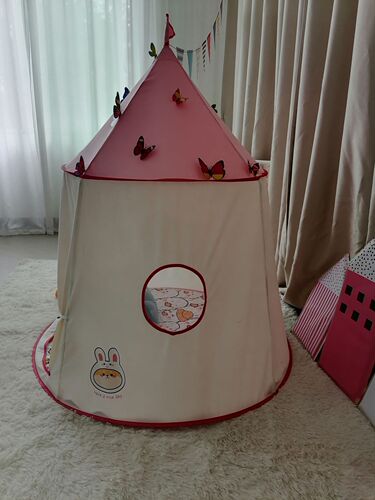 Ins Kids Tent Indoor Outdoor Princess 3-Year-Old Boys and Girls Home Game House Baby Castle Small House Fabric