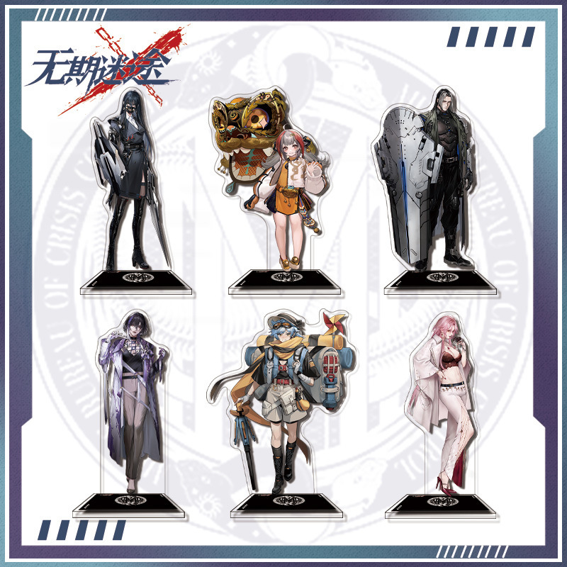 No End to the Journey Character Art Series Acrylic Standees - Knox and Zoya Character Game Merchandise Acrylic Desktop Decorations