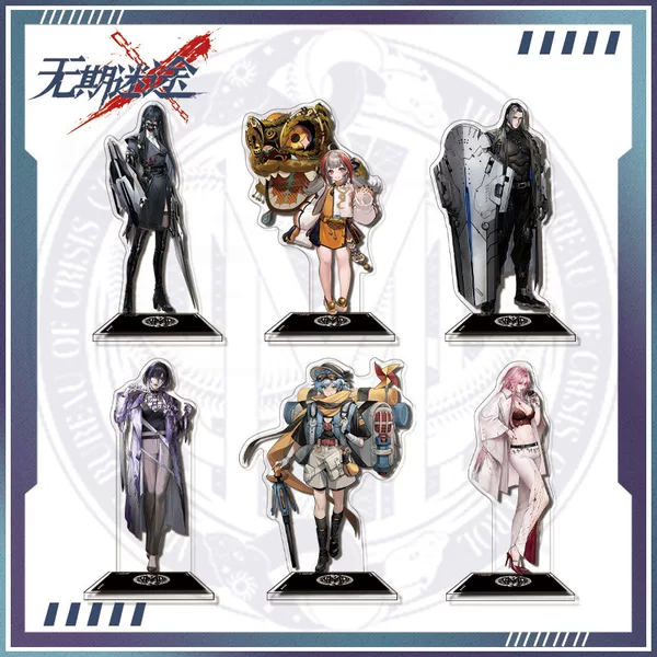 No End to the Journey Character Art Series Acrylic Standees - Knox and Zoya Character Game Merchandise Acrylic Desktop Decorations