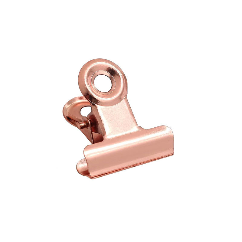 22mm 로즈 골드 원형 헤드 스틸 클립