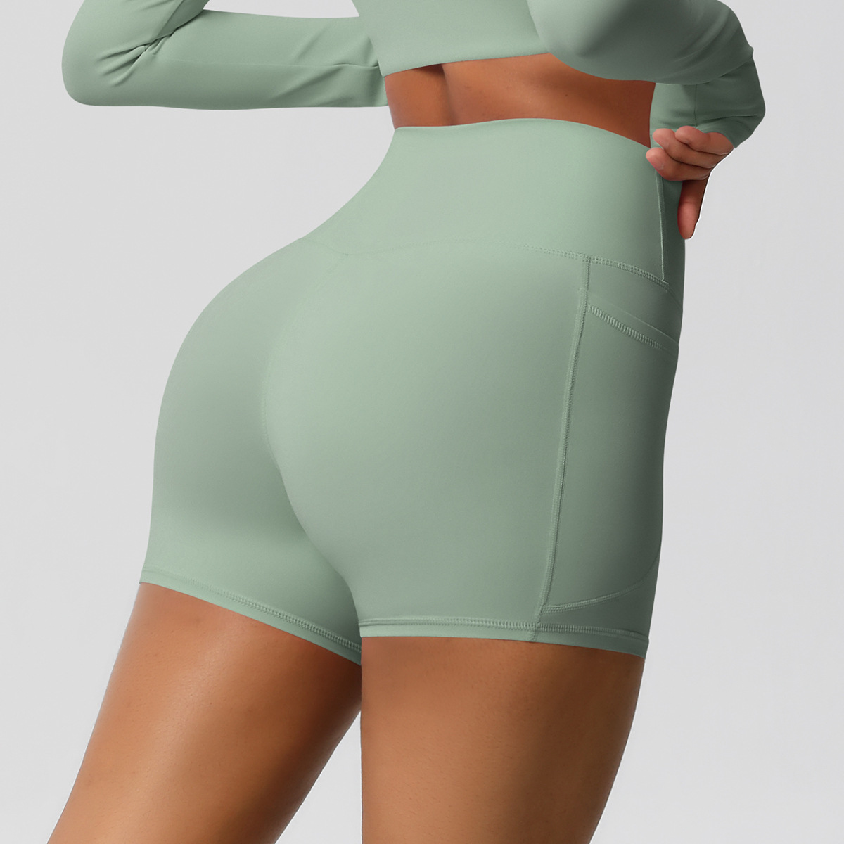 Classic Style Sport Style Solid Color Nylon Spandex Active Bottoms Leggings Sweatpants display picture 47