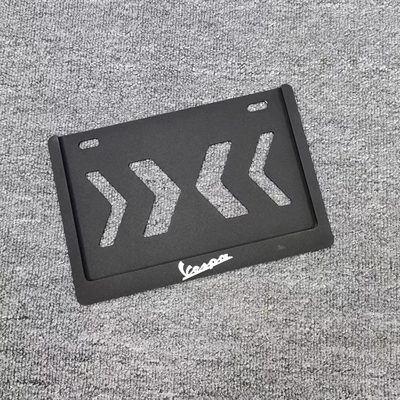 Motorcycle Rear License Plate Nömrə qabı - mopai-double-layer-anti-bending-matte-black-vespa
