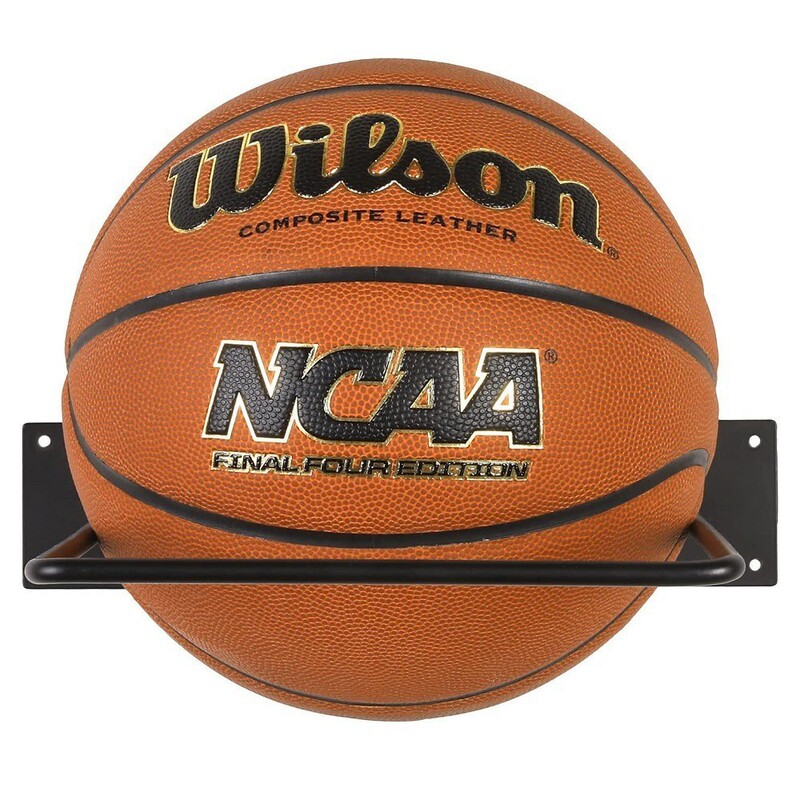 Factory Direct Sales Basketball Wall Display Rack High School Game Championship Trophy Ball Frame for Ncaa Games