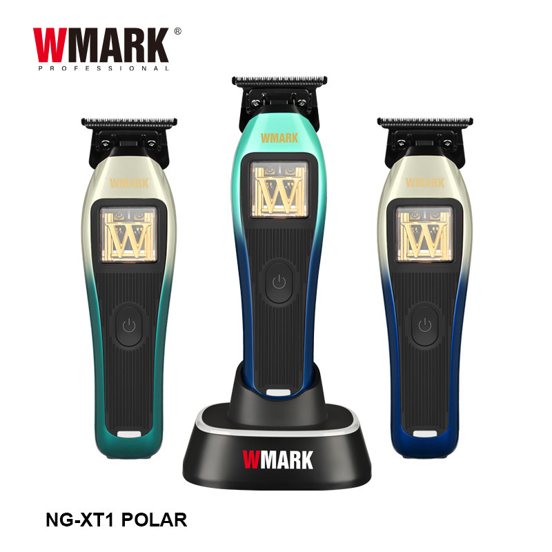 WMARK 磁気サスペンションベクトルモーター彫刻はさみプロ電気バリカン DLC カッターヘッドバリカン NG-XT1 オーロラ|undefined