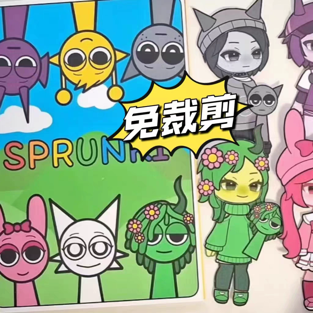 Коробка, игрушка для переодевания, набор материалов, DIY, не требует резки, противодистресс
