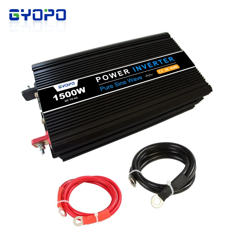 Серия GY-P 1500W порт для наружного промышленного электропитания multi-protection инвертор чистой синусоиды для носителя