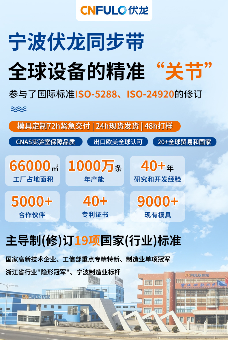 Industrial belt, herringbone toothed synchronous belt, heavy-duty packaging conveyor, long-distance transportation equipment, rubber conveyor belt