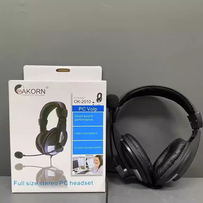 Ok-2010 Wired Headset Office E-Sports Game Desktop Computer Notebook with Microphone USB Ok-2010 Wired Headset Office E-Sports Game Desktop Computer Notebook with Microphone USB