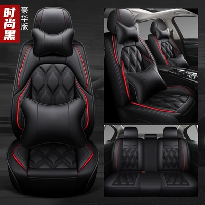 Ventilated and Comfortable Car Seat: Four Seasons Pad - fashion-black-deluxe-edition-general