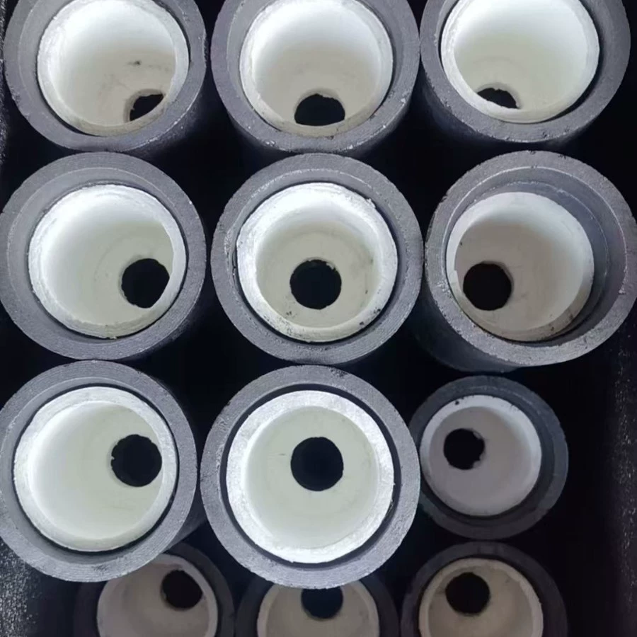 Прямая поставка с завода многоспецификационных изостатических графитовых защитных втулок высокой чистоты с подкладкой, высокой термостойкостью, износостойкостью и высокой плотностью.