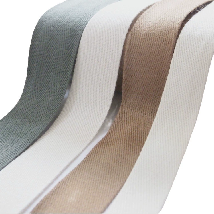 Manufacturer spot herringbone strap herringbone edging strip canvas bag portable strap cotton herringbone webbing sample supply