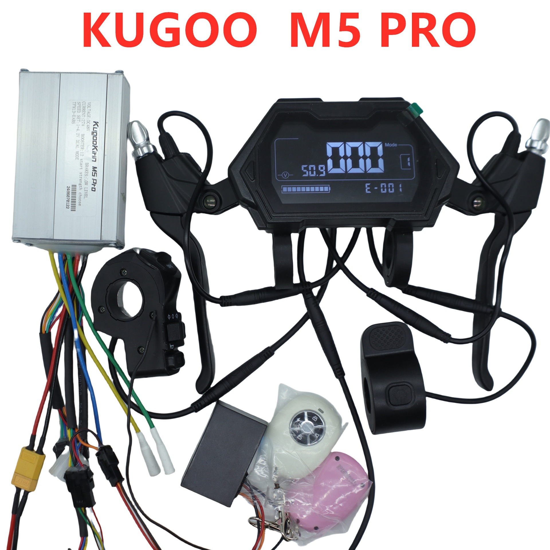 KUGOOM5PRO电动滑板车配件中置仪表屏防水插头显示屏主板原厂配件
