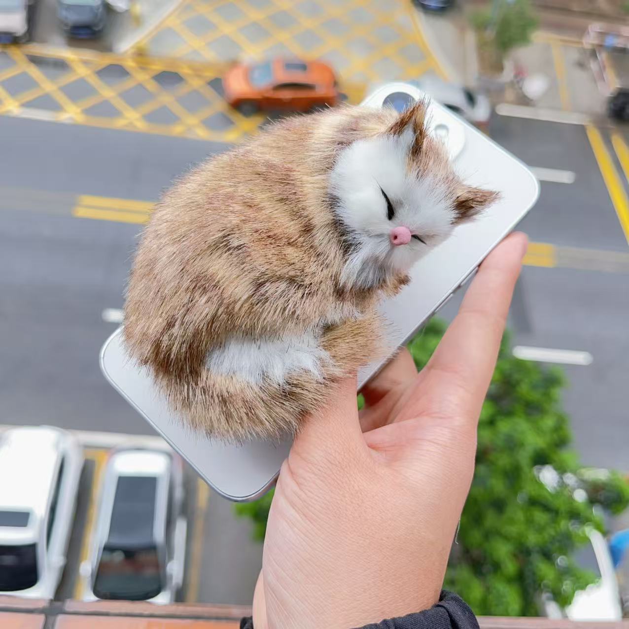 Cat Plastic Cute Airbag Bracket display picture 11