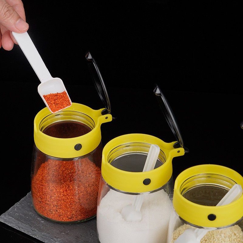 Vidrio tarro condimento hogar cocina engrasador en stock traje de negocios Festival diario regalo al por mayor regalo condimento