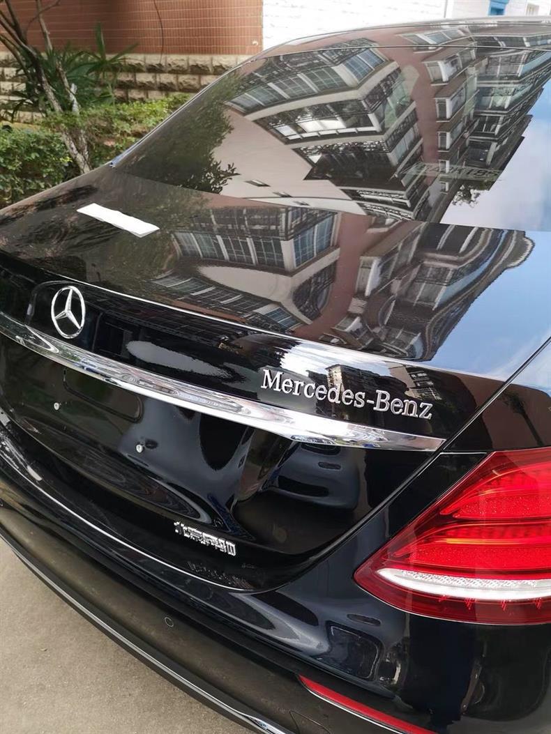 Mercedes-Benz new E-Class E300L, C260L, A200L, S500L original rear emblem with numbers and letters